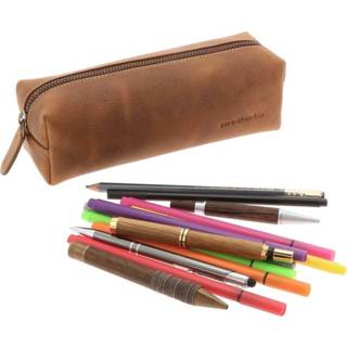 👉 Etui bruin active Grote van vintage ecoleer - Lynton 8719743365377