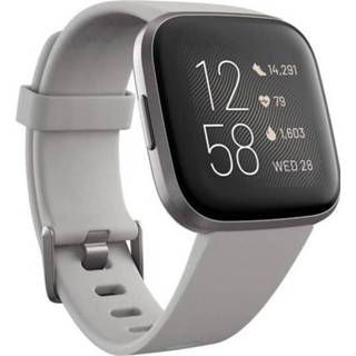 👉 Smartwatch grijs FitBit Versa 2 Uni Steen-grijs 811138036713