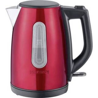 👉 Waterkoker rood Severin WK 3417 Snoerloos (metallic) 4008146031663