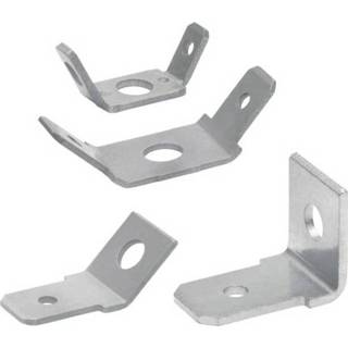 👉 Zilver Klauke 2075 Kabelschoen-splitter Insteekbreedte: 6.30 mm Insteekdikte: 0.80 OngeÃ¯soleerd 1 stuks 4012078025966