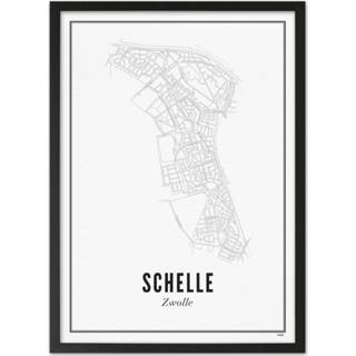 👉 Poster Wijck Zwolle Schelle A3 30 x 40