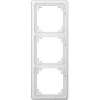 👉 Wit Afdekking Jung CDP583WW 3-voudig Frame Alpine-wit 4011377875906