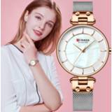 👉 Watch steel vrouwen CURREN Creative Simple Quartz Women's Dress Mesh Watches New Clock Ladies Bracelet relogios feminino