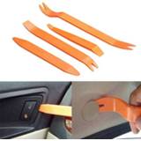 👉 Draagbare radio 4pcs Auto Trim Removal Tool Dash Audio Installer Car Automobile Panel Door Clip Refitting Set