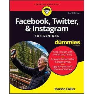 Facebook, Twitter, and Instagram For Seniors Dummies 9781119541417