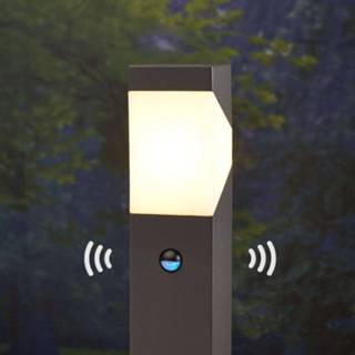👉 Bewegingsmelder grafietgrijs Moderne LED padlamp Kiran met