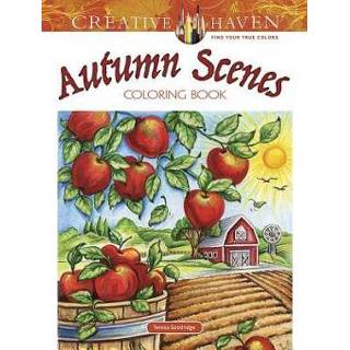 Creative Haven Autumn Scenes Coloring Book 9780486812748