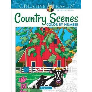 👉 Creative Haven Country Scenes Color by Number 9780486822808