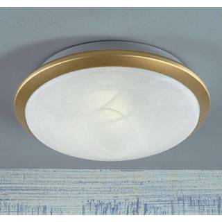 Plafond lamp messing wit Mooie plafondlamp Corella, messing, 26 cm