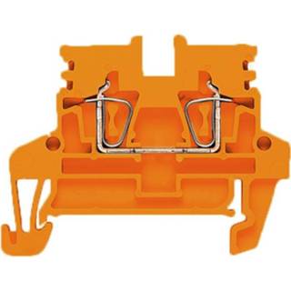 👉 Oranje Doorgangsserieklem Weidmüller ZDU 2.5N OR 1316880000 50 stuks 4050118120950
