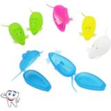 👉 Organizer plastic baby's jongens meisjes 10PCS Baby Tooth Box Mouse Milk Teeth Storage Save Collect First Gift for Boy Girl Random Color