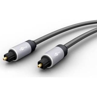 👉 Zwart Goobay Toslink Digitale audio Aansluitkabel [1x Toslink-stekker (ODT) - 1x (ODT)] 5.0 m 4040849771415