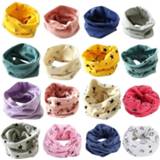 Sjaal jongens meisjes baby's 2019 cartoon Children Boys Girls Baby Wool Ring Scarf Cotton O printed LIC Neck Scarves Shawl warm Winter Neckerchief