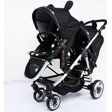 👉 Trolley baby's Brand twins baby stroller Multifunctional twin light can sit flat double two-way folding car