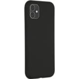 👉 Zwart silicone TPU unicolor unisex Liquid Backcover voor de iPhone 11 - 8719638609548