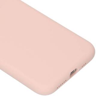👉 Unicolor unisex roze TPU silicone Liquid Backcover voor de iPhone 11 Pro - 8719638609401