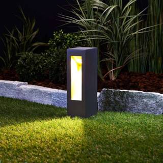 👉 Grafietgrijs Elegante led-sokkellamp Jenke