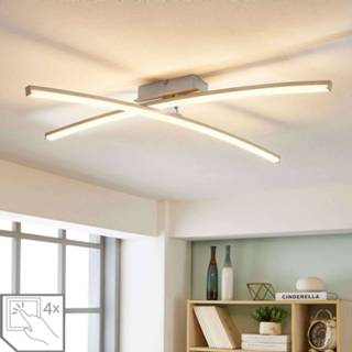 👉 Laurenzia - LED plafondlamp in chroom, dimbaar