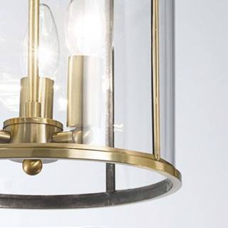 👉 Hanglamp brons Rieka, ronde lantaarnvorm, 25 cm