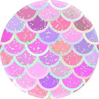 👉 Roze lila POPSOCKETS Glitter Mermaid GSM-standaard Roze, N/A 842978139098