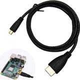 HDMI cable Micro to Plated Adapter Cord for Tablet HDTV and Raspberry Pi 4 HD