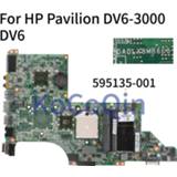 👉 Moederbord KoCoQin Laptop motherboard For HP Pavilion DV6-3000 DV6 Mainboard 595135-001 595135-501 DAOLX8MB6D1