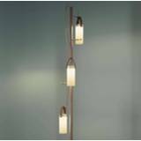 👉 Design vloerlamp gemarmerd LED Galerie met 3 lampen