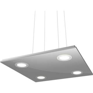 👉 Vierkante LED-hanglamp Pano, metallic