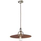 👉 Hanglamp groot wit craquelé metalen Riccardo met scherm