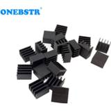 👉 Radiator 20Pcs/lot Aluminum Routing 8.8X8.8X5mm Heatsink Electronic Chip Cooling for A4988 set Hot sale Free shipping
