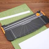 👉 Fotopapier Precision A4 Paper Trimmer Cutters Guillotine Photo Cutter Cutting Mat with Pull-out Ruler for Labels