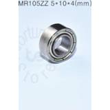 👉 Bearing steel MR105ZZ 5*10*4(mm) 10pieces free shipping 10pcs Metal Sealed Miniature Mini MR chrome