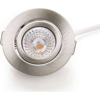 👉 Led-inbouwlamp Rico 6,5 W geb. staal