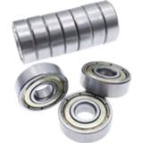 👉 Bearing carbon steel 10pcs Ball 608ZZ Double Shielded Miniature Single Row Deep Groove 608 for fidget spinner 8*22*7mm