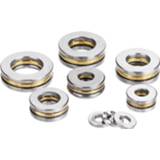 👉 Bearing 5pcs Flat Thrust Ball ID. 2.5/3/4/6/7/8mm Mini Miniature Bearings F25-6/ F3-8/ F4-10/ F6-12 /F7-13 /F8-14 New