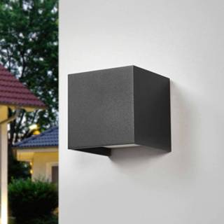 👉 Buitenwandlamp a+ mat zwart warmwit aluminium Helestra Siri 44 LED matzwart