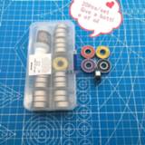 👉 Bearing Free Shipping high quality set 608ZZ multiple colour 608-2RS 8*22*7 mm for Skateboard Scooter Roller Ball 608 RS