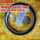 👉 ZOKOL 6816 RS bearing 6816 2RS 1000816 61816 6816-2RS Deep Groove ball bearing 80*100*10mm