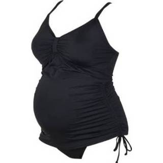 👉 Zwart mengweefsel positiekleding Naturana omstandigheidstankini D-mandje - Gr.Positiekleding 4055403473735