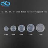 Rubber seal 12/16/19/22mm metal button dustproof and waterproof cover plate protective cap