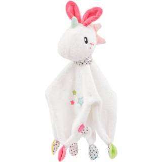 👉 Knuffeldoek wit pluche meisjes Fehn Aiko & Yuki Eenhoorn - 4001998057119