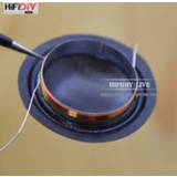 👉 Luidspreker zwart HIFIDIY LIVE 1 inch 25.4mm 25.5mm Tweeters Voice Coil black Silk Membrane Treble Speaker Repair accessories 8ohm 15W DIY Parts