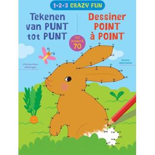 👉 1-2-3 Crazy Fun - Tekenen van punt tot 70 / Dessiner de point à jusqu'a 9789044754681