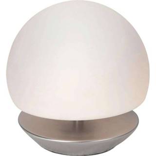 👉 Tafellamp Geborsteld Staal metaal warmwit a+ Voet - LED Ancilla