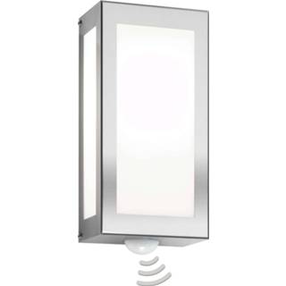 👉 Buitenwandlamp mat roestvrij staal RVS a++ CMD Aqua Rain, staal, sensor