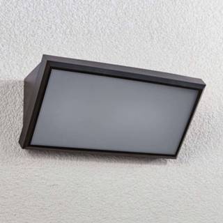 👉 Buitenwandlamp donkergrijs polycarbonaat warmwit a+ LED Abby zonder sensor