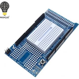 👉 Breadboard WAVGAT MEGA 2560 R3 Proto Prototype Shield V3.0 Expansion Development Board + Mini PCB 170 Tie Points for arduino DIY