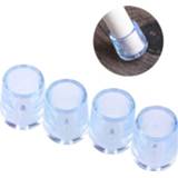 👉 Sock silicone 4Pcs/Set Chair Leg Caps Feet Pads Furniture Table Covers Socks Floor Protectors Round Bottom Non-Slip Cups