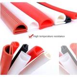 👉 Oven rood wit silicone High temperature resistant seal E Type Strip Red White Shape Stirp Door Freezer Steaming