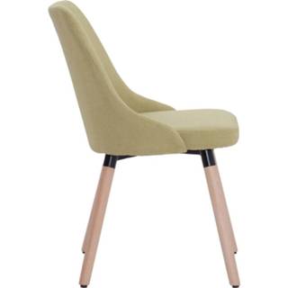 👉 Eetkamerstoel groen stof active Eetkamerstoelen 2 st 8719883598321